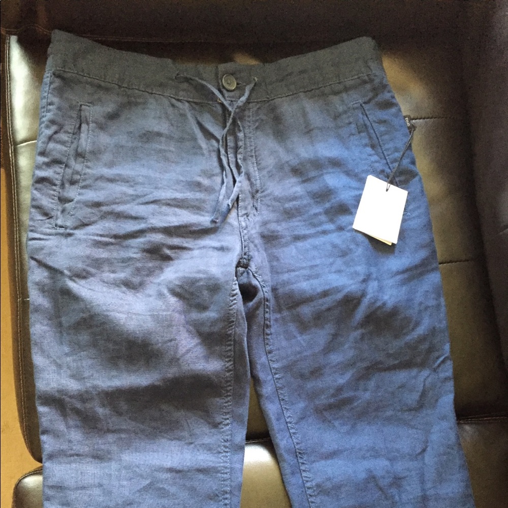 Onia Collin Drawstring Linen pant